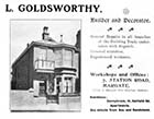 Station Road/L. Goldsworthy Builder No 7 [Guide 1903]